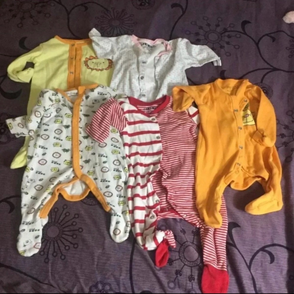 0-3 months baby clothes bundle 5 pieces